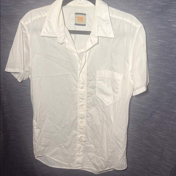 Hugo Boss White Casual Button Down Shirt - Picture 2 of 4